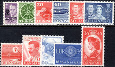 Denmark 1960 Commemorative Year set unmounted mint.