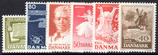 Denmark 1965 Commemorative Year set unmounted mint.