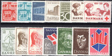 Denmark 1969 Commemorative Year set unmounted mint.