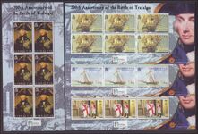 Gibraltar 2005 Bicentenary of the Battle of Trafalgar sheetlets of 6 unmounted mint.