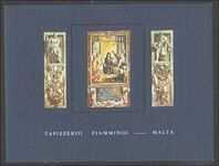 Malta 1980 Flemish Tapestries souvenir sheet unmounted mint.