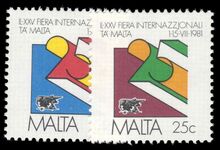 Malta 1981 International Trade Fair unmounted mint.