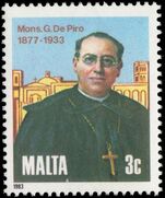Malta 1983 Monsignor Giuseppe de Piro unmounted mint.