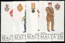 Malta 1990 Maltese Uniforms unmounted mint.