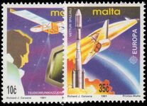 Malta 1991 Europa space unmounted mint.