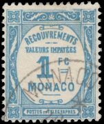 Monaco 1924-32 1fr postage due very fine used.