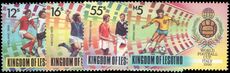 Lesotho 1989 World Cup Football unmounted mint.