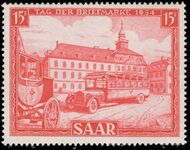 Saar 1954 Stamp Day lightly mounted mint.