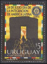 Uruguay 1995 Latin American Intergration Day unmounted mint.