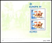 Azores 1981 Europa souvenir sheet unmounted mint.