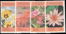 Tanzania 1986 Flowers unmounted mint.