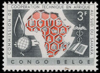 Belgian Congo 1960 African Technical Commission french unmounted mint.