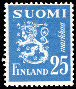 Finland 1947-52 25m new blue unmounted mint.