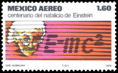 Mexico 1979 Birth Centenary of Albert Einstein unmounted mint.