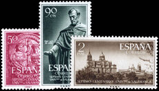 Spain 1953 Stamp Day and 700th Anniversary of Salamanca University unmounted mint.