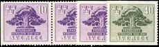 Sweden 1945 125th Anniversary of Swedish Savings Banks booklet and coil set unmounted mint.