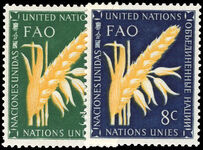 New York 1954 Food and Agriculture Organization unmounted mint.