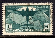 France 1936 10fr South America flight fine used.