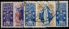 Italy 1948 St Catherine Of Sienna airs fine used.