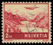 Switzerland 1941-48 2fr air fine used.
