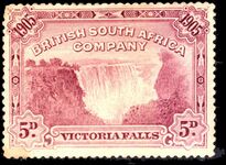 Rhodesia 1905 Bridge 5d perf 14½ to 15 fine lightly hinged (tiny patch of missing gum).