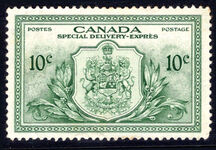 Canada 1942-43 10c War Effort Special Delivery lightly mounted mint.