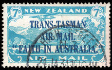New Zealand 1934 TRANS-TASMAN AIR MAIL fine used.