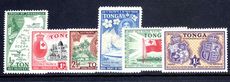 Tonga 1951 Treaty set lightly hinged mint.