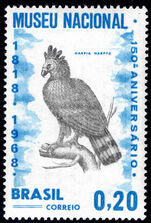 Brazil 1968 Harpy Eagle unmounted mint.