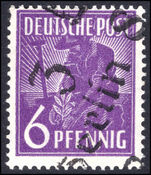 Soviet Zone 1948 6pf Bezirk 3 Berlin 8 unmounted mint.