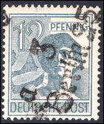 Soviet Zone 1948 12pf Bezirk 3 Berlin 25 unmounted mint.