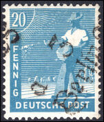 Soviet Zone 1948 20pf Bezirk 3 Berlin 25 unmounted mint.