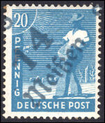 Soviet Zone 1948 20pf Dresden14 Meissen unmounted mint.