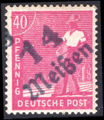 Soviet Zone 1948 40pf Dresden14 Meissen unmounted mint.