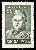 Finland 1944 Minna Canth unmounted mint.