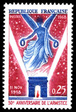 France 1968 Armistice unmounted mint
