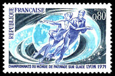 France 1971 Ice Skating unmounted mint.