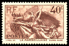 France 1936 Pilatre de Rozier unmounted mint
