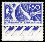 France 1936 1f50 Paris Internatipnal Exhibition unmounted mint.
