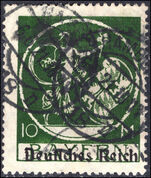 Germany 1920-21 10mk fine used.
