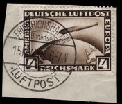 Germany 1928 4m Zeppelin fine used.