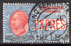 Italy 1921 1l20 on 30c express fine used.