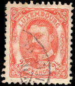 Luxembourg 1906-19 2½f vermillion fine used.