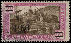 Monaco 1926-31  1f50 on2f fine used.