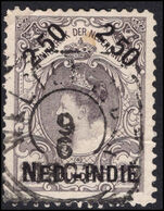Netherland Indies 1900 2g50 provisional 1½x11 fine used.