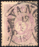 Norway 1871-75 4s minor thin fine used.