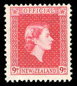 New Zealand 1954-63 9d carmine official unmounted mint.