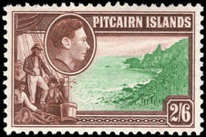 Pitcairn Islands 1940-51 2s6d unmounted mint.