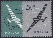 Poland 1958 Gliding Championship unmounted mint.