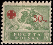 Poland 1921 20m+30m Red Cross lightly mounted mint.